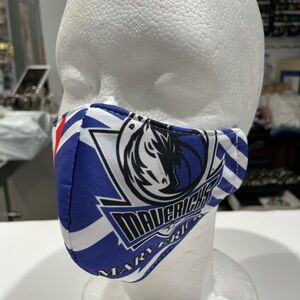 Dallas Mavericks NBA logo Blue Color Face Mask ~ one size fits most